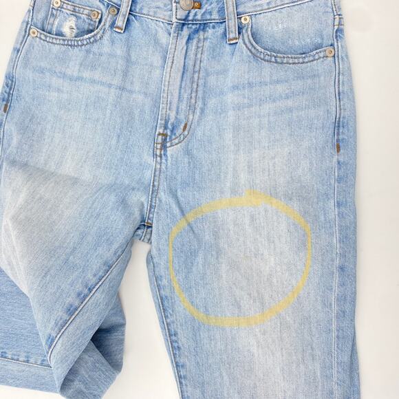 Madewell The‎ Perfect Summer High Rise Light Wash Jeans Size 25 - Picture 7 of 12